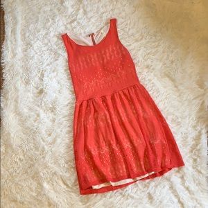 Coral dress